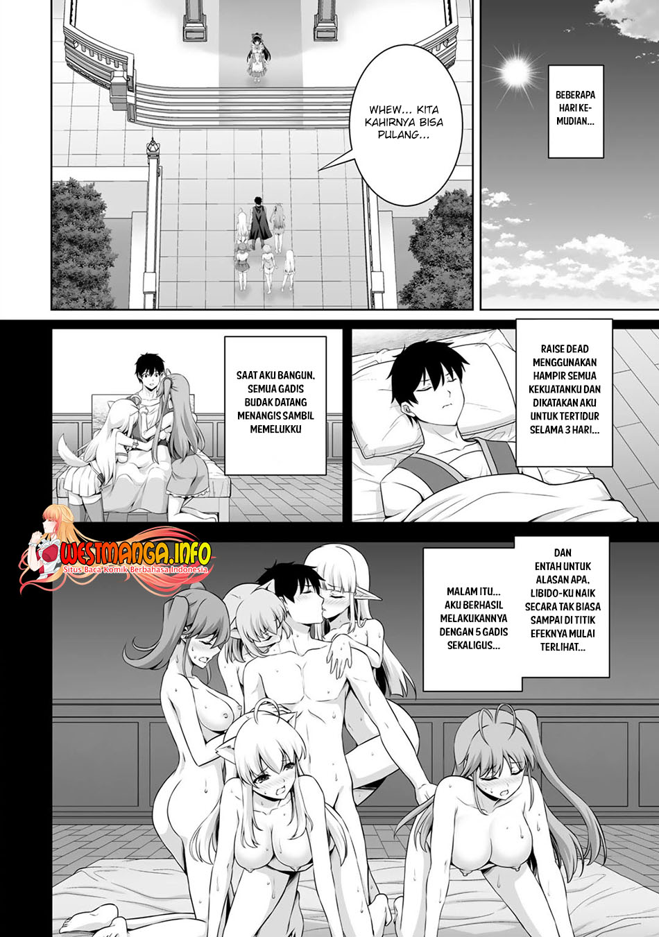 Kami no Techigai de Shindara Zumi de Isekai ni Hourikomare Mashita Chapter 14 Bahasa Indonesia
